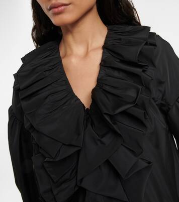 Ruffle-trimmed midi dress | Jil Sander