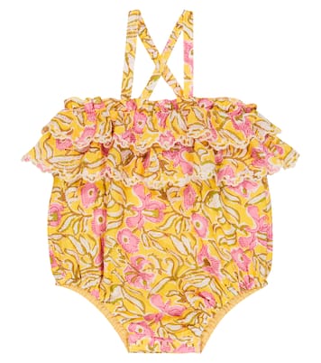 Baby Kumal floral cotton romper | Louise Misha