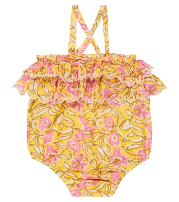 Baby Kumal floral cotton romper | Louise Misha