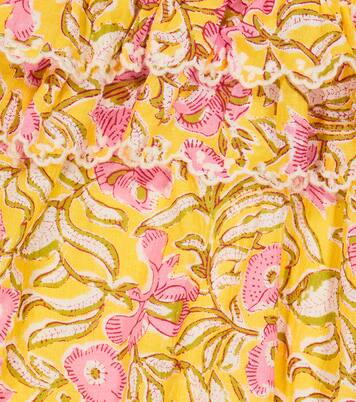 Baby Kumal floral cotton romper | Louise Misha