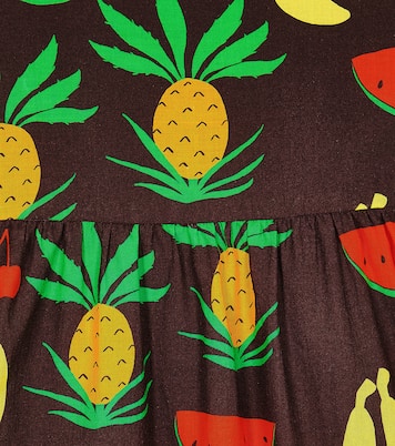 Printed cotton dress | Mini Rodini