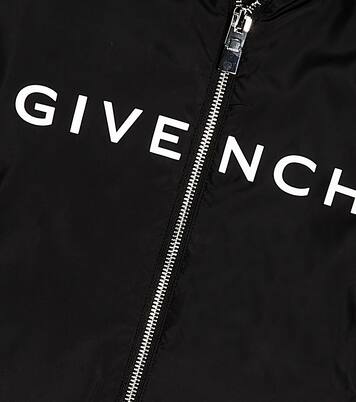 Logo technical hooded jacket | Givenchy Kids