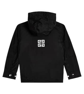 Logo technical hooded jacket | Givenchy Kids