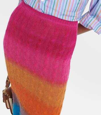 Cable-knit wool midi skirt | Etro