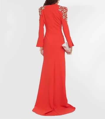 Verzierte Robe Kay aus Crêpe | Jenny Packham