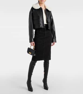 Jeansrock The High Waisted Seamed | Frame