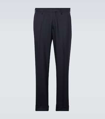 Pantalones rectos de lana | Dries Van Noten