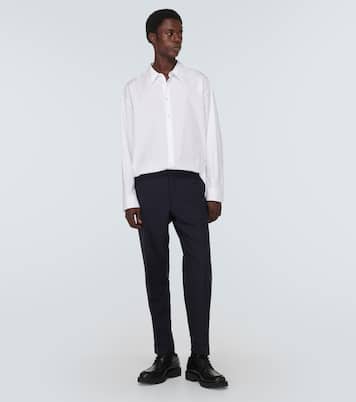 Pantalones rectos de lana | Dries Van Noten
