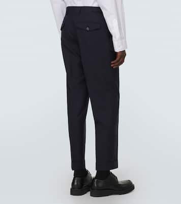 Pantalones rectos de lana | Dries Van Noten