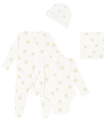 Bebé - set de mono, gorro y manta de algodón | Stella McCartney Kids