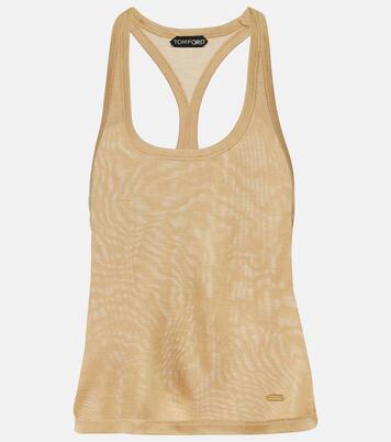Top Micro-Rib aus Seiden-Jersey | Tom Ford