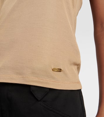 Top Micro-Rib aus Seiden-Jersey | Tom Ford