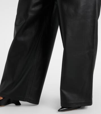 Pantalon ample en cuir | Wardrobe.NYC
