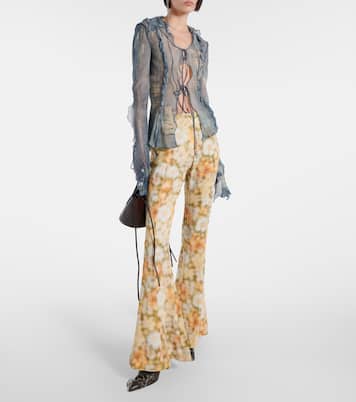 Pantalones flared Pippen florales | Acne Studios