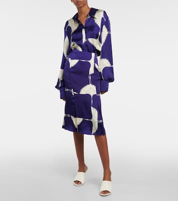 Wedge-Pantoletten Marion aus Leder | Khaite