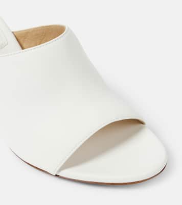 Wedge-Pantoletten Marion aus Leder | Khaite