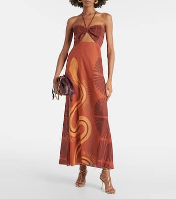 Robe longue en coton | Johanna Ortiz