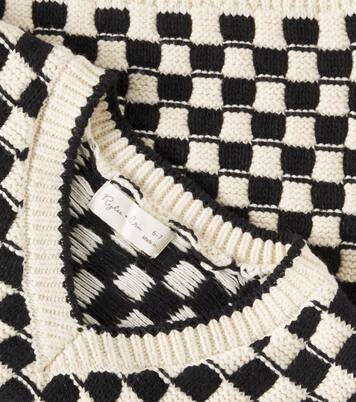 Checked cotton-blend vest | Rylee + Cru