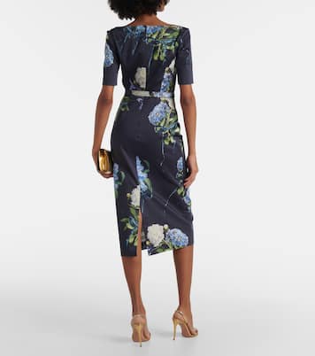 Midikleid aus Popeline | Monique Lhuillier