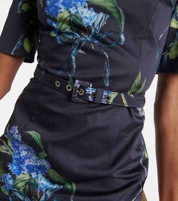 Midikleid aus Popeline | Monique Lhuillier