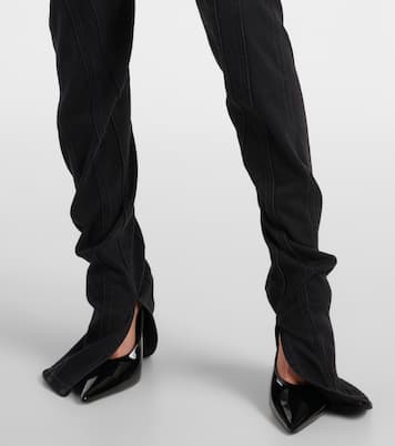 High-Rise Skinny Jeans | Mugler