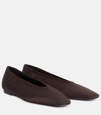 Satin ballet flats | Toteme