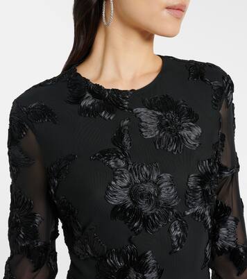 Robe brodée à fleurs | Rotate