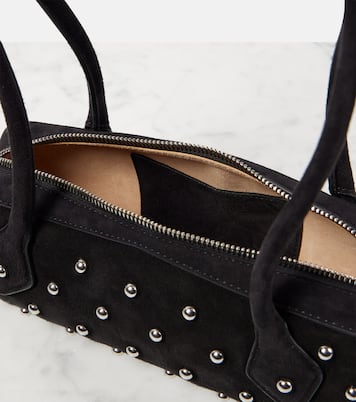 Le Teckel S号铆钉绒面革单肩包 | Alaïa