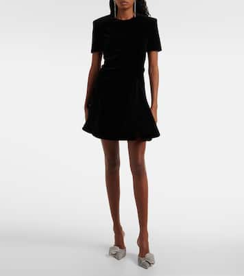 85 bow-detail velvet mules | Gianvito Rossi