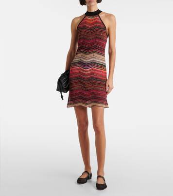 Zig Zag metallic minidress | Missoni
