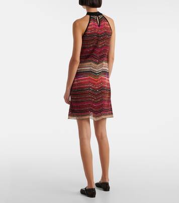 Zig Zag metallic minidress | Missoni