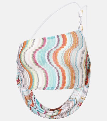 Zig Zag lamé crop top | Missoni