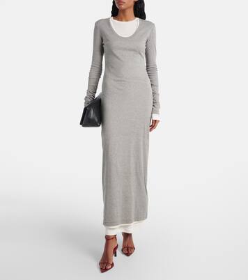Maxikleid aus Baumwoll-Jersey | Jil Sander
