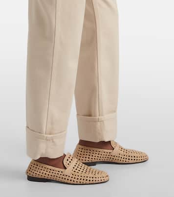 High-Rise Straight Jeans Garey | Loro Piana