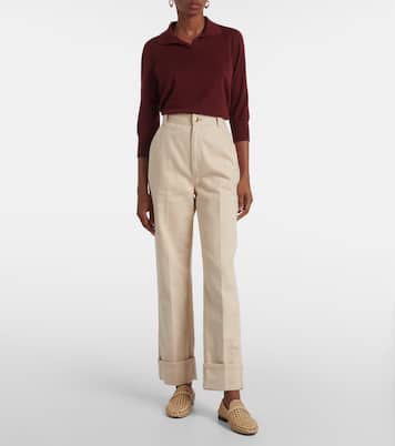 High-Rise Straight Jeans Garey | Loro Piana