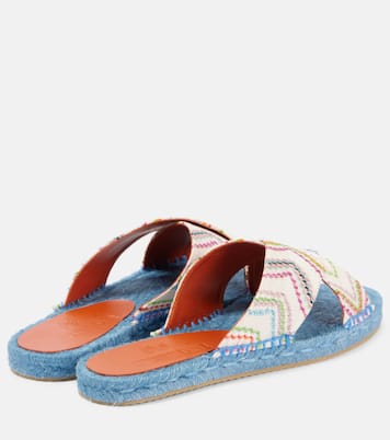 Espadrilles-Sandalen Harlow aus Häkelstrick | Missoni