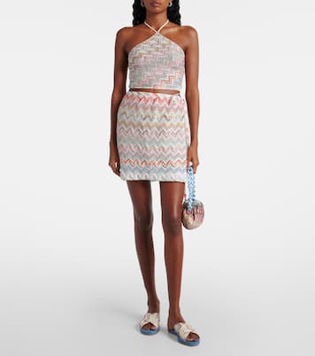 Espadrilles-Sandalen Harlow aus Häkelstrick | Missoni