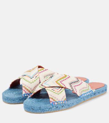 Espadrilles-Sandalen Harlow aus Häkelstrick | Missoni