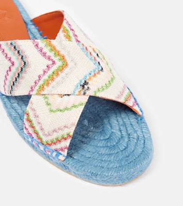 Espadrilles-Sandalen Harlow aus Häkelstrick | Missoni