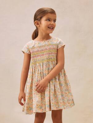 Duchesse cotton dress | Bonpoint