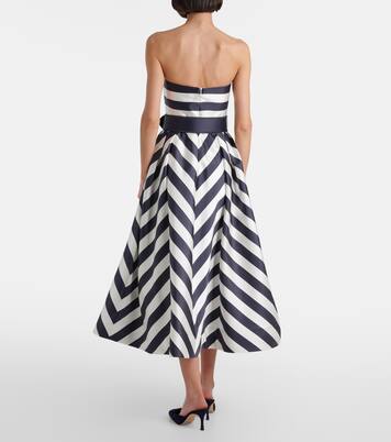 Robe midi Ariadne rayée | Rebecca Vallance