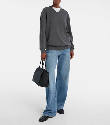 Marlo 12 leather tote bag | The Row