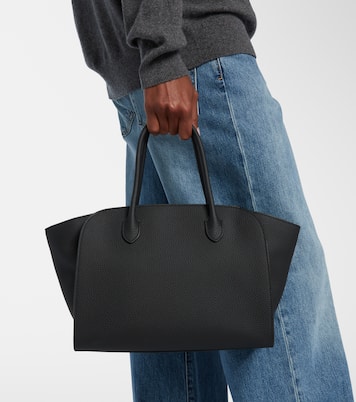 Marlo 12 leather tote bag | The Row