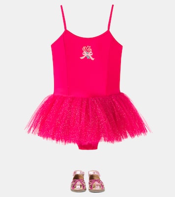 Kleid Marina aus Jersey und Tüll | Konges Sløjd