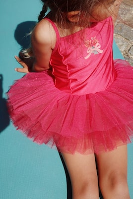 Kleid Marina aus Jersey und Tüll | Konges Sløjd