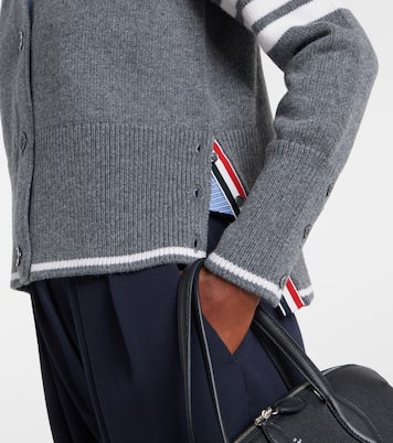 4-Bar virgin wool cardigan | Thom Browne