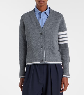 4-Bar virgin wool cardigan | Thom Browne