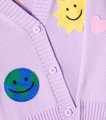 Cardigan aus Baumwolle und Wolle | Stella McCartney Kids