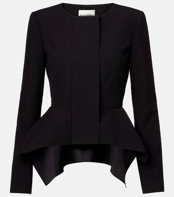 Peplum crêpe jacket | Roland Mouret
