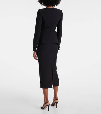 Peplum crêpe jacket | Roland Mouret